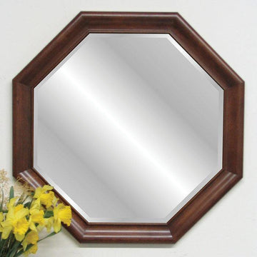 Amish Octagon Wall Mirror - Foothills Amish Furniture