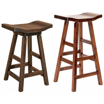 Portage Amish Barstool - Foothills Amish Furniture