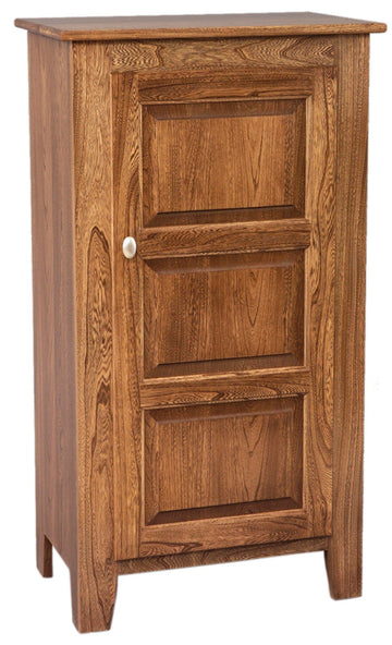Amish Jelly Cupboard 1-Door - Foothills Amish Furniture